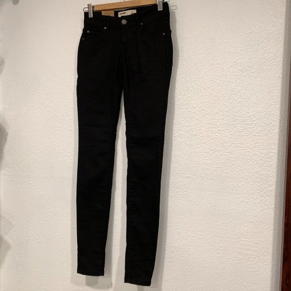 NWT Garage Black Jegging Jeans Ultra Stretch 5 Pockets W25xL32 Womens Sz 00 Long - Picture 9 of 10